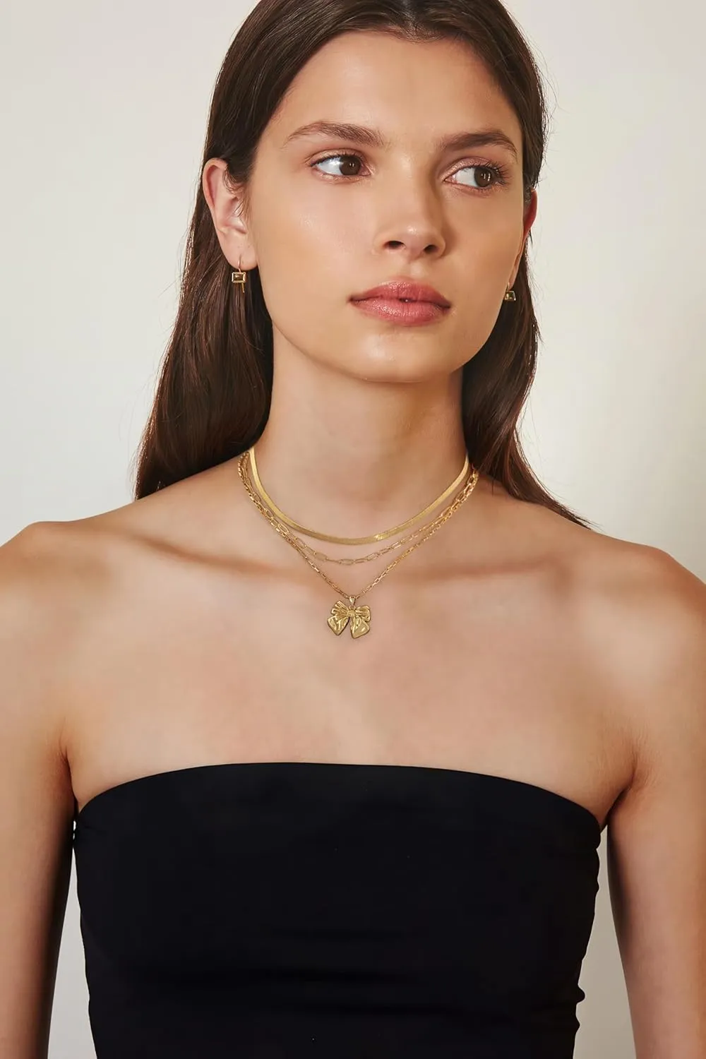 Gold Necklaces for Women with Puffy Heart Pendant Necklace Gold Locket Necklace for Women With Heart Pendant Love Necklace Statement Necklace Fashion Women Jewelry Gift