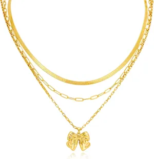 Gold Necklaces for Women with Puffy Heart Pendant Necklace Gold Locket Necklace for Women With Heart Pendant Love Necklace Statement Necklace Fashion Women Jewelry Gift