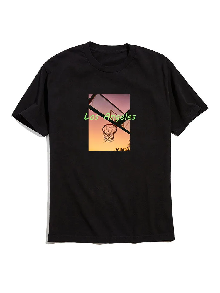 Graphic And Slogan Print T-Shirts