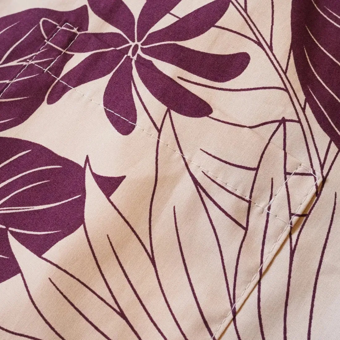 Haven Purple Hawaiian Cotton Shirt
