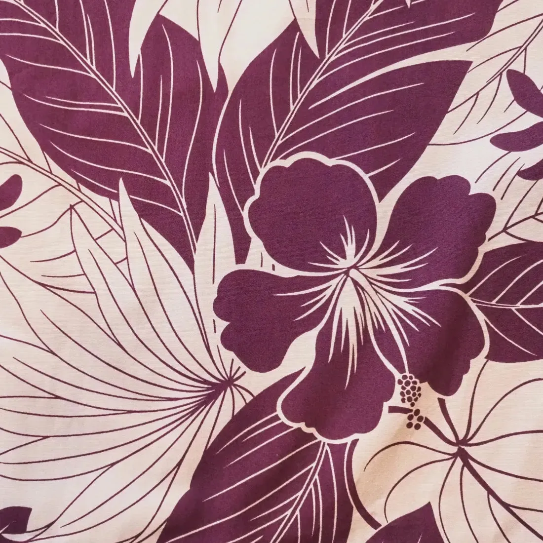 Haven Purple Hawaiian Cotton Shirt