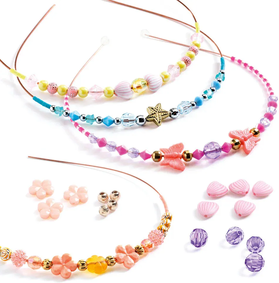 headbands and threading tray