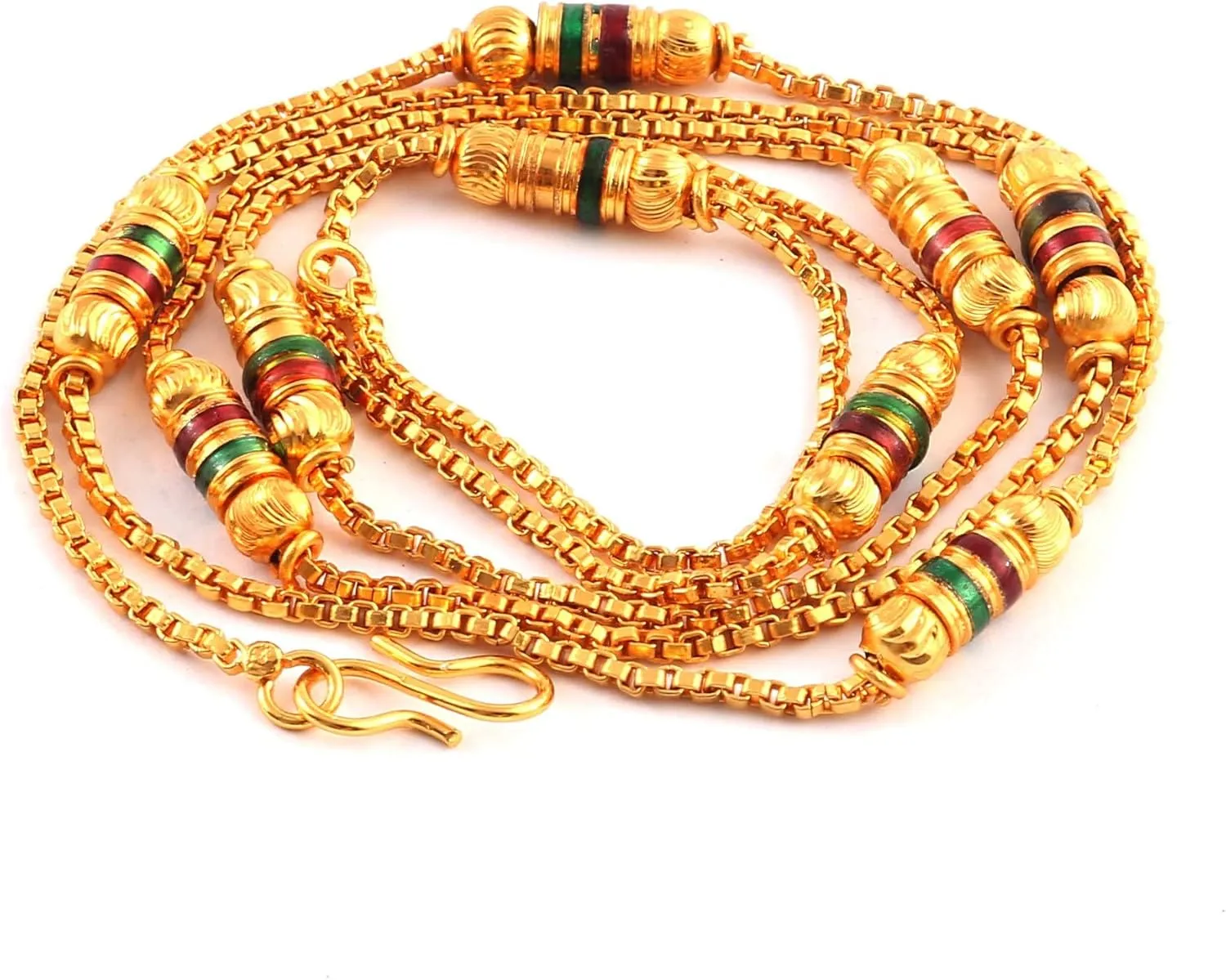 Jewar Mandi golden Chain Necklace for women and men