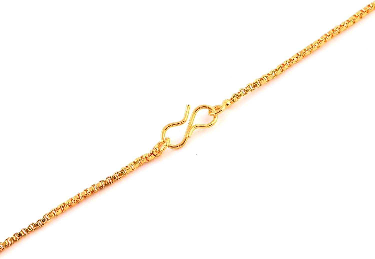 Jewar Mandi golden Chain Necklace for women and men