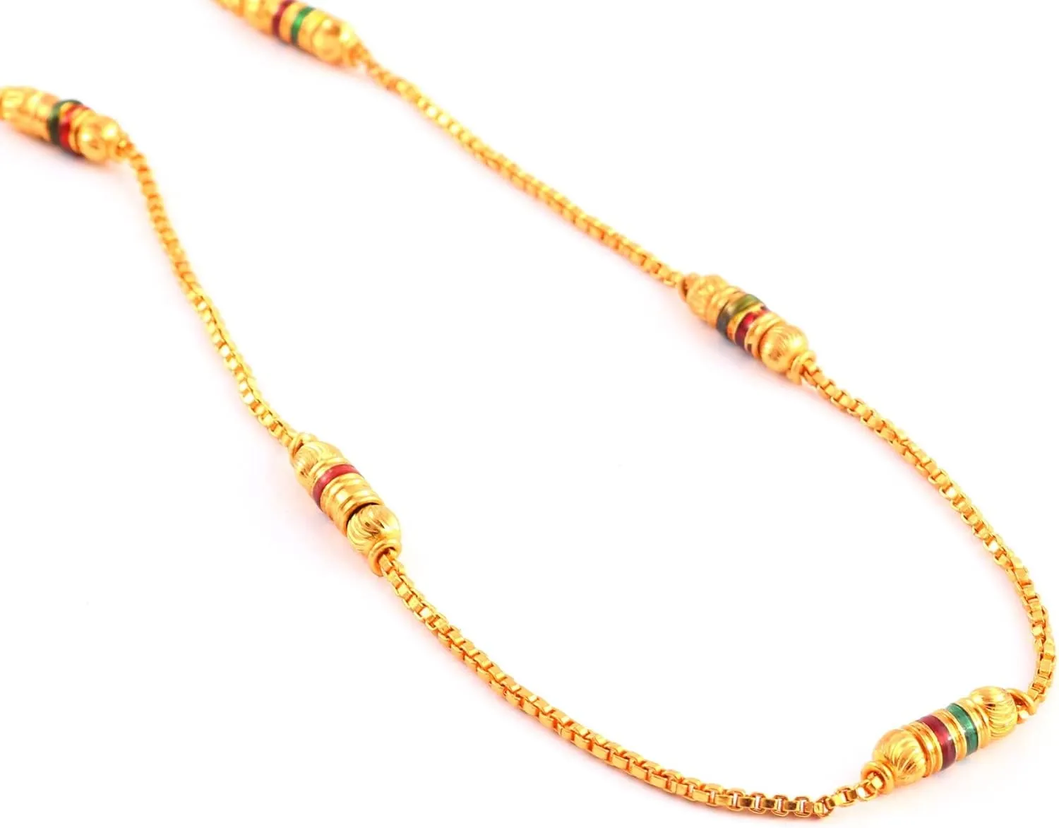 Jewar Mandi golden Chain Necklace for women and men