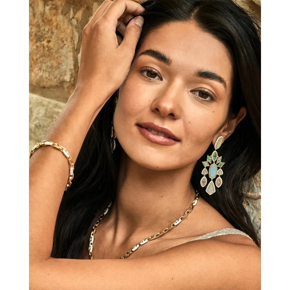 Kendra Scott Greta Gold Statement Earrings