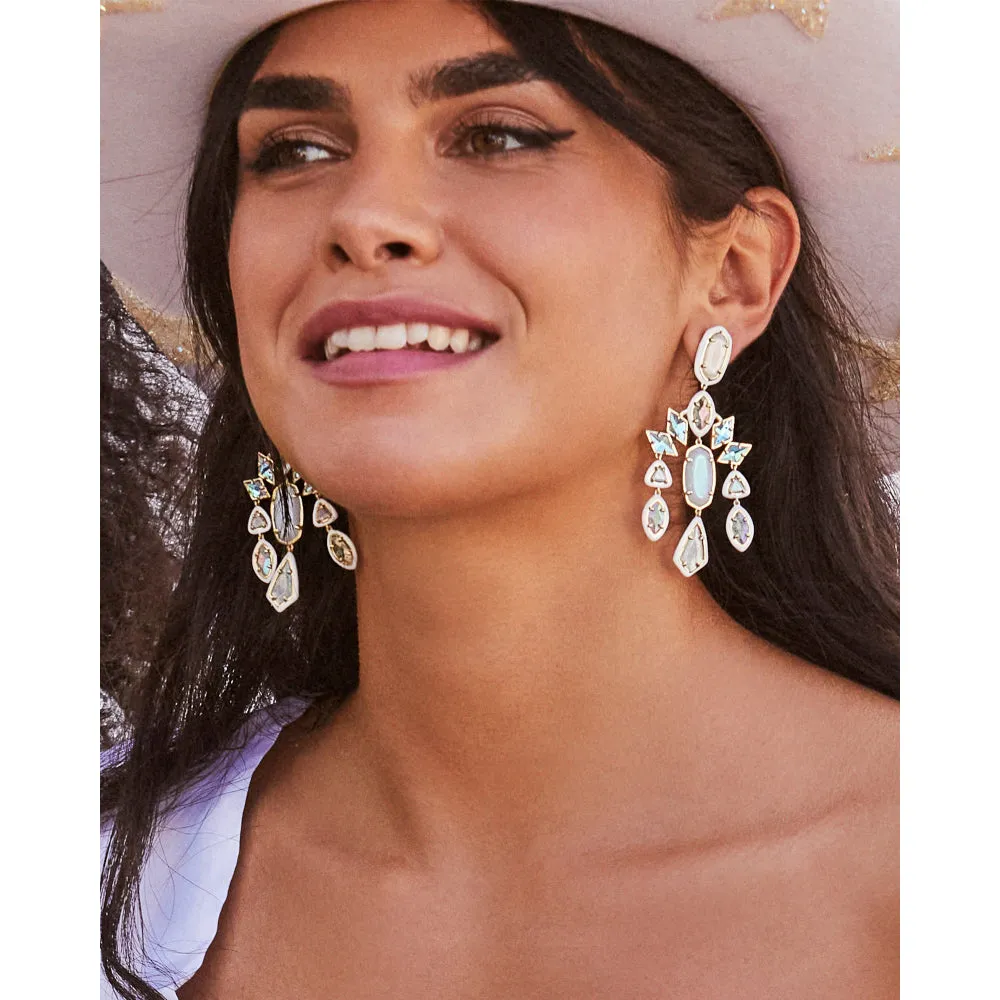 Kendra Scott Greta Gold Statement Earrings