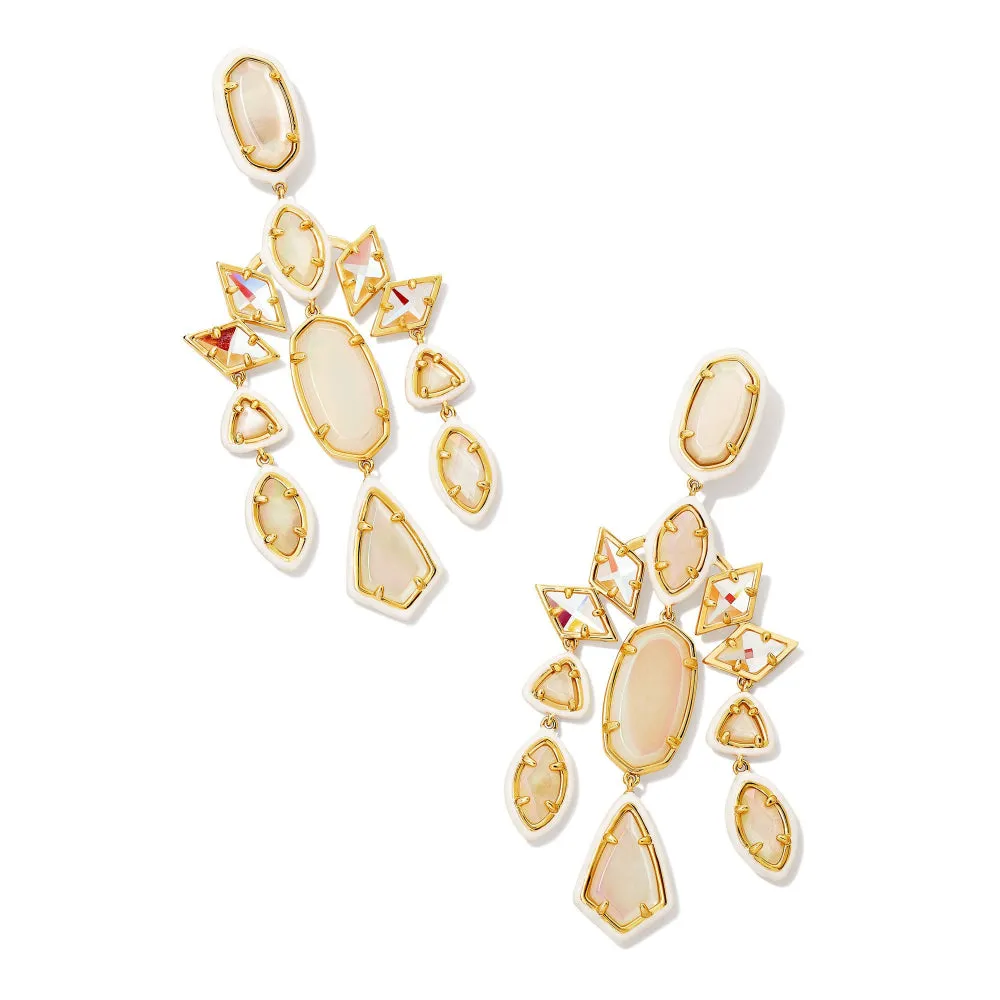 Kendra Scott Greta Gold Statement Earrings