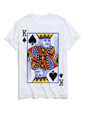 King of Spades Poker Graphic T-Shirts