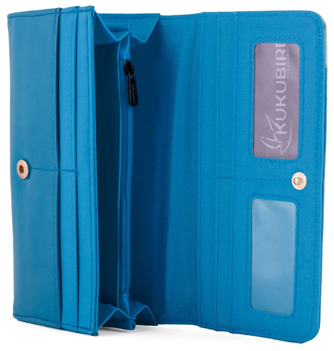Kukubird Large Purse 2 owl's love - Blue