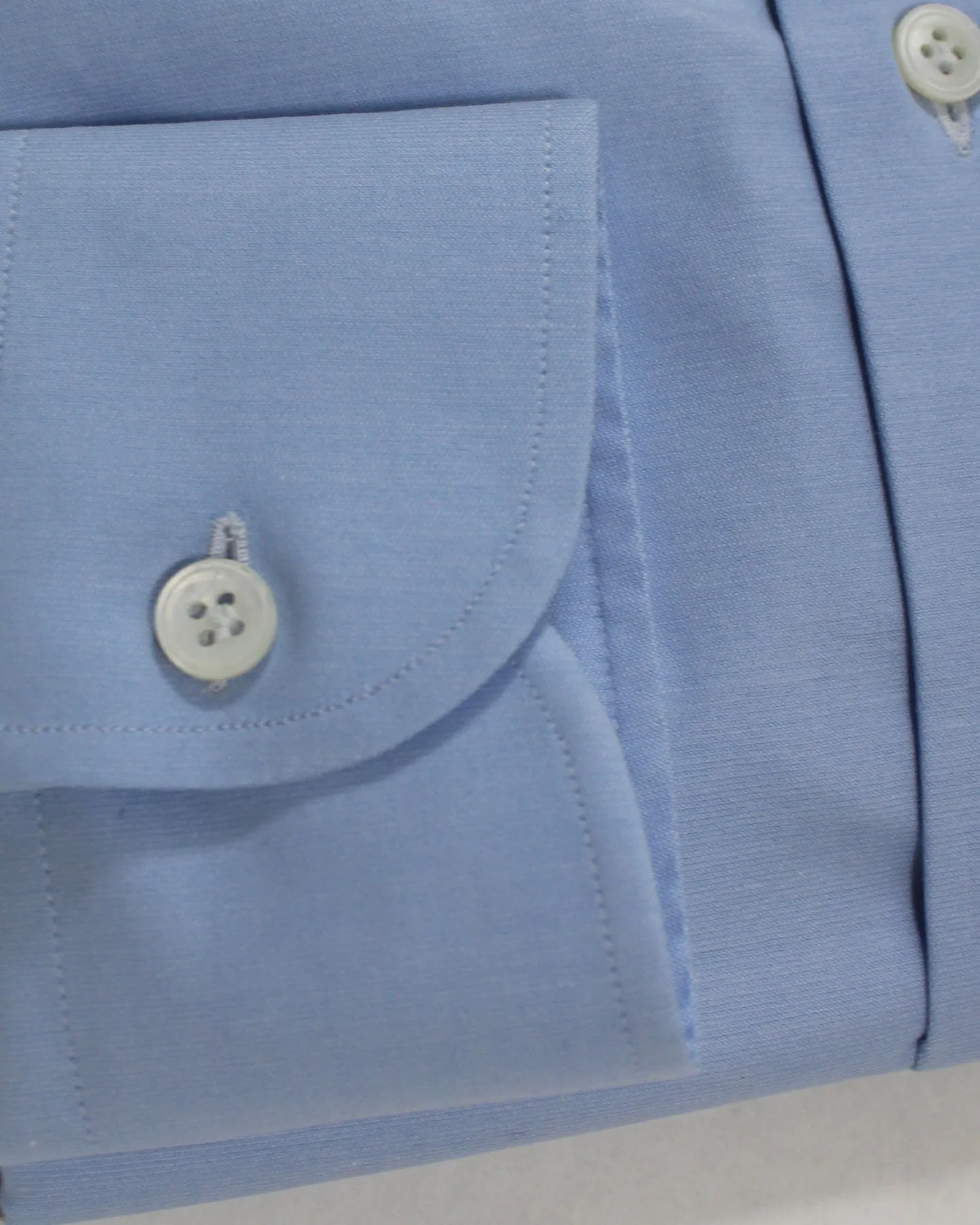 Lardini Dress Shirt Blue - Spread Collar 45 - 18