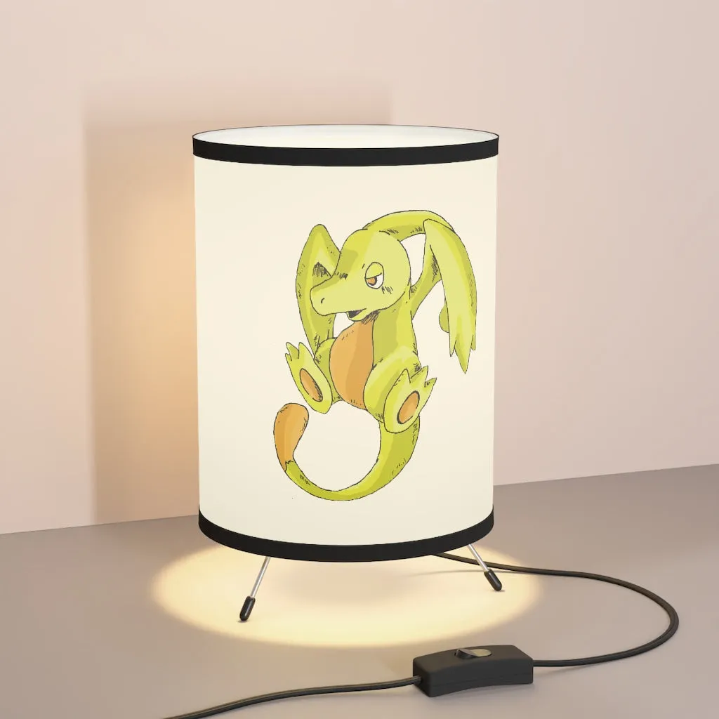 Lighender Tripod Lamp with High-Res Printed Shade, US/CA plug