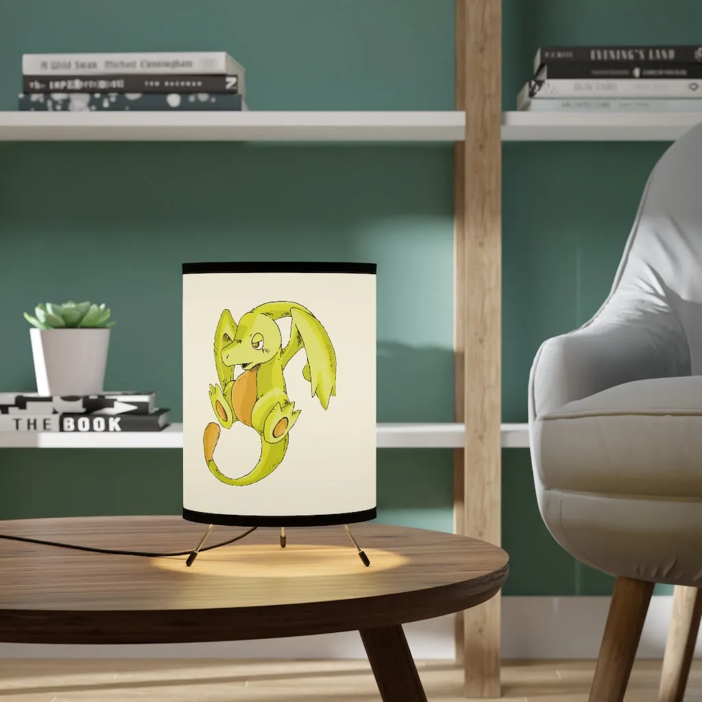 Lighender Tripod Lamp with High-Res Printed Shade, US/CA plug