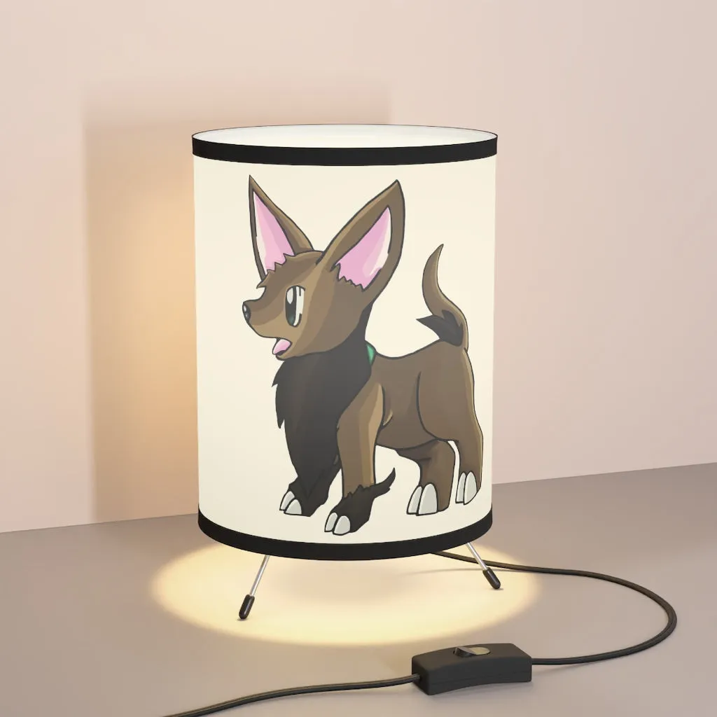 Lipgirl Tripod Lamp with High-Res Printed Shade, US/CA plug