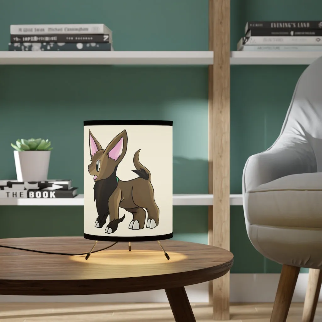 Lipgirl Tripod Lamp with High-Res Printed Shade, US/CA plug