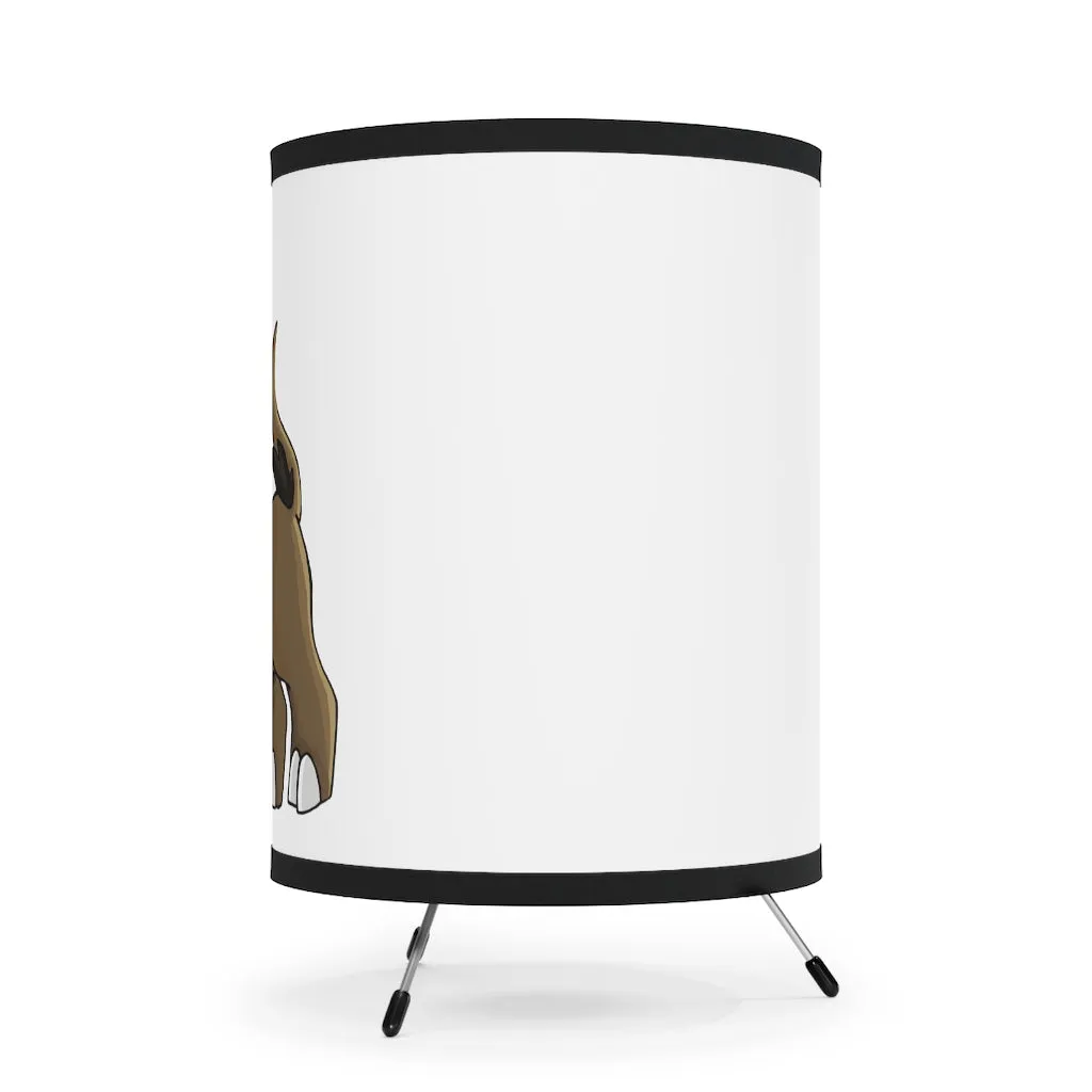Lipgirl Tripod Lamp with High-Res Printed Shade, US/CA plug