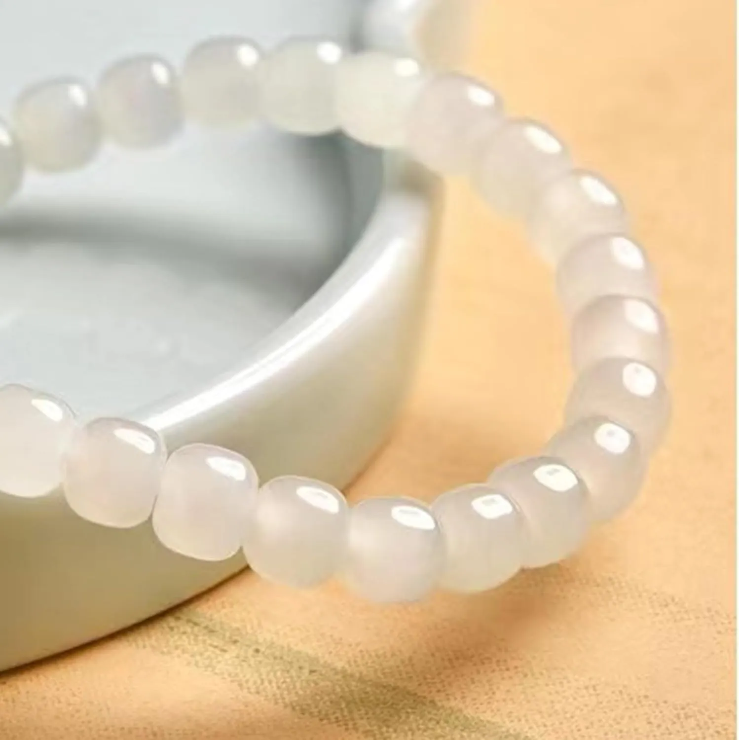 Long tiantian Moonstone Bracelet Glow in the Dark Bracelets Moonstone Jewelry for Women Crystal Bracelet Glow in the Dark Jewelry for Women Trendy Gifts for Christmas