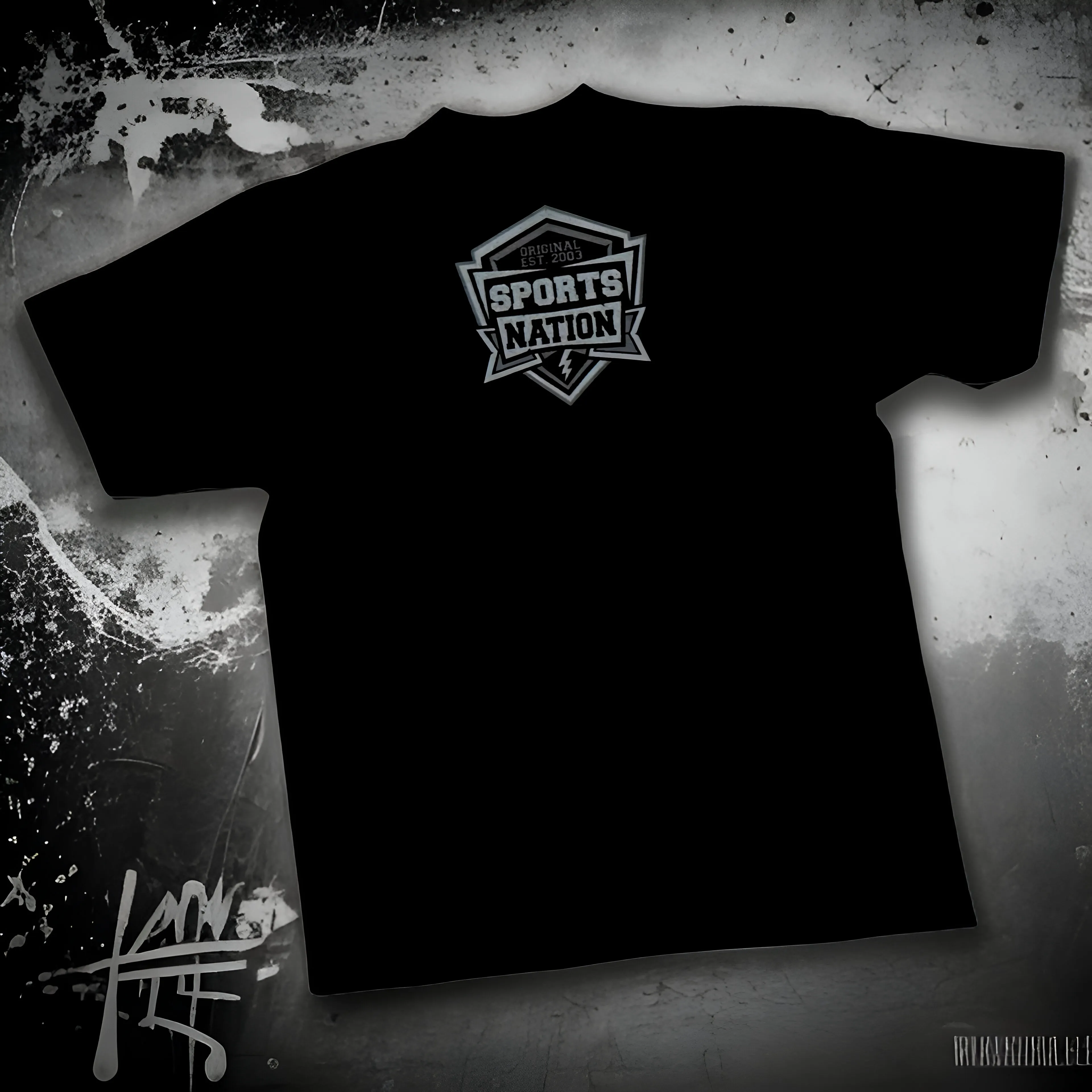*<SC>* (BLACK) ~RAIDER NATION~ HEAVY COTTON JUMBO PRINT TEES