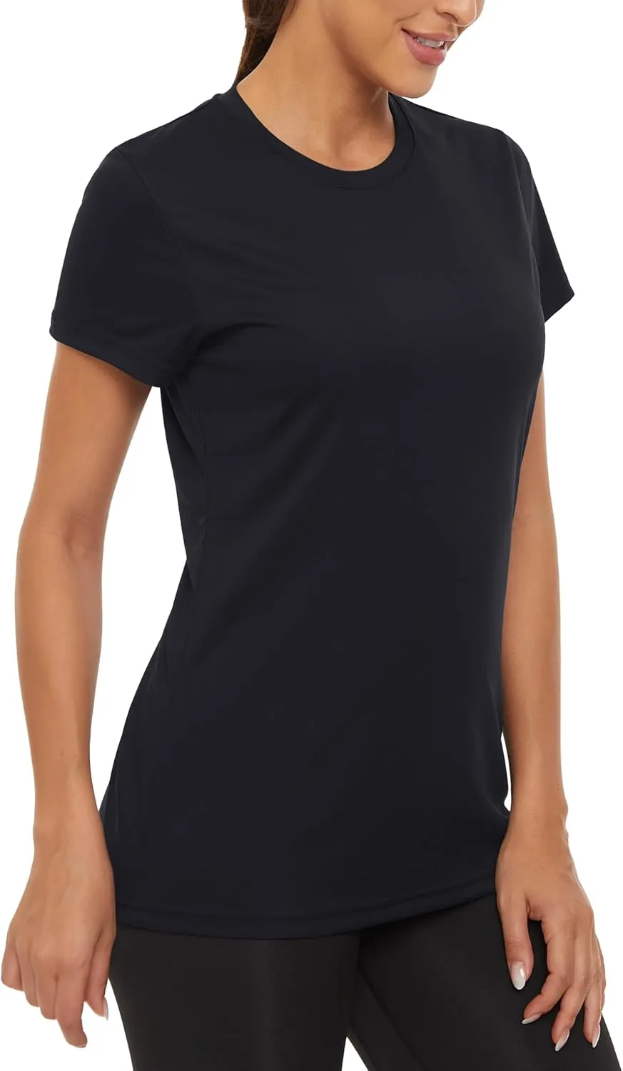 MAGCOMSEN Women's Short Sleeve T-Shirts UPF 50  Sun Protection Quick Dry Athletic Running Workout Rash Guard Tops