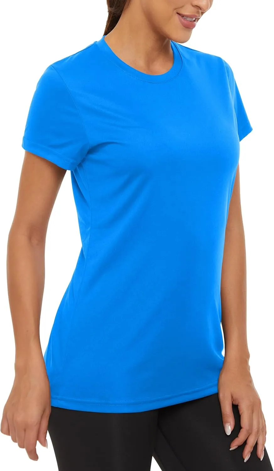 MAGCOMSEN Women's Short Sleeve T-Shirts UPF 50  Sun Protection Quick Dry Athletic Running Workout Rash Guard Tops
