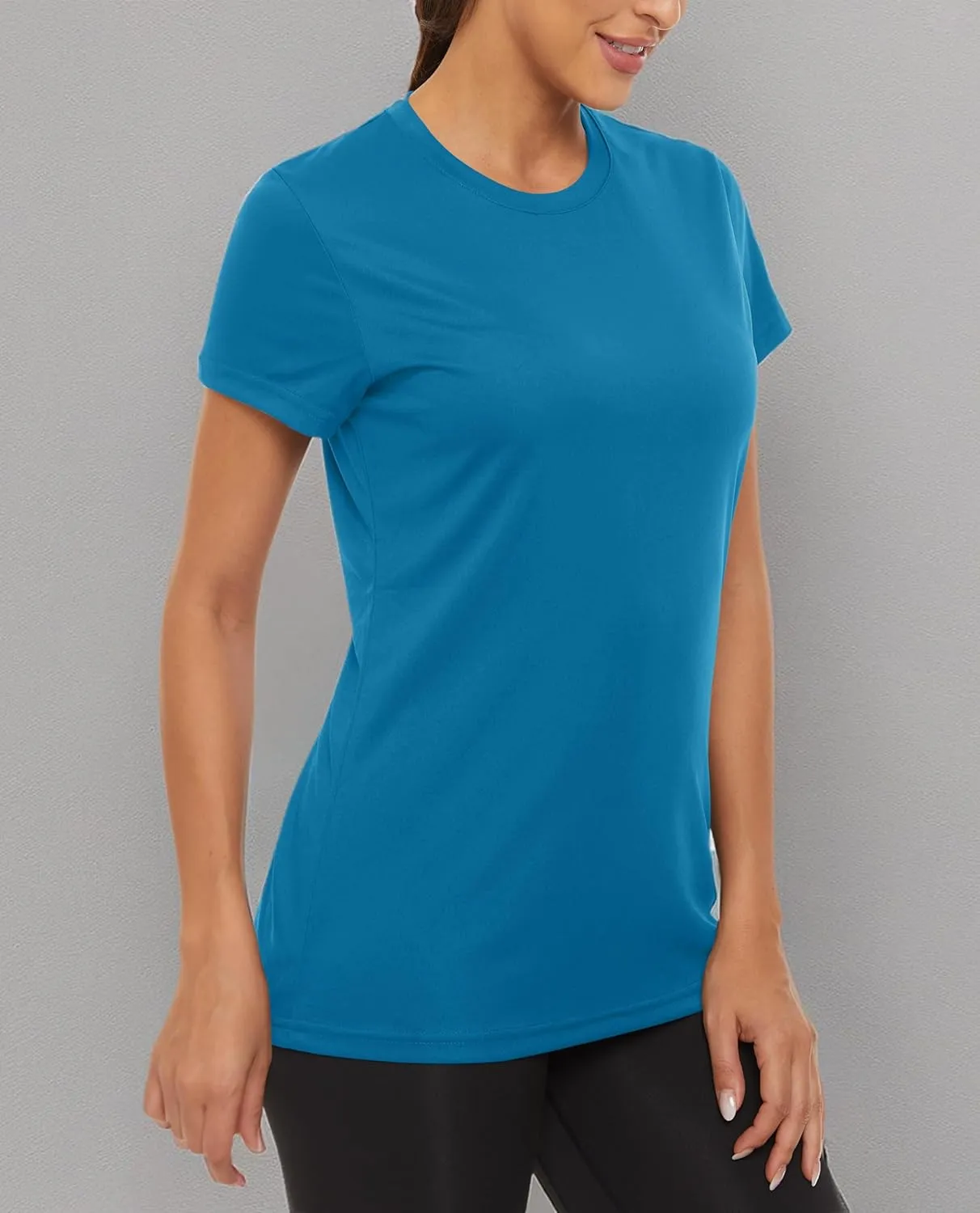 MAGCOMSEN Women's Short Sleeve T-Shirts UPF 50  Sun Protection Quick Dry Athletic Running Workout Rash Guard Tops