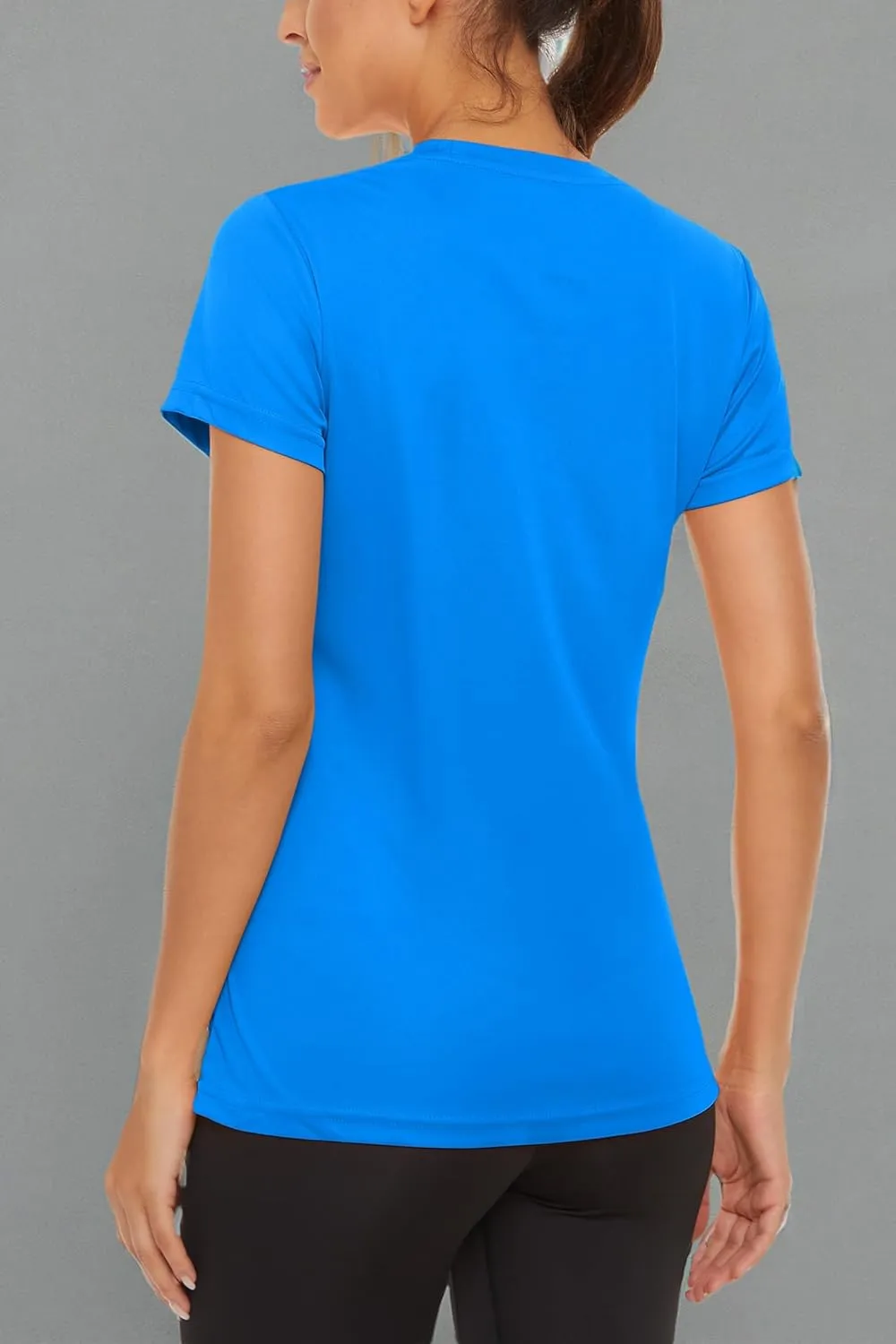 MAGCOMSEN Women's Short Sleeve T-Shirts UPF 50  Sun Protection Quick Dry Athletic Running Workout Rash Guard Tops