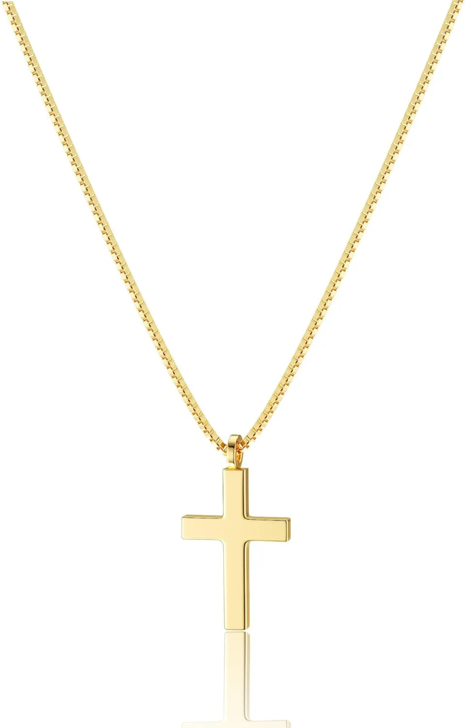 MBW Easter Gifts Cross Necklace for Women, 14K Gold Plated Silver Chain Necklace Dainty Cross Pendant Choker Necklaces Simple Cute Diamond Sideways CZ Necklaces Minimalist Jewelry for Women Trendy
