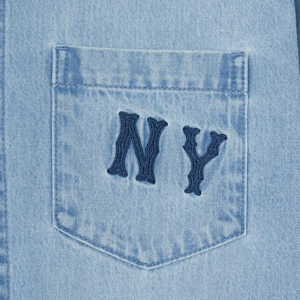 Megagram Multi-Size Denim Shirt New York Yankees