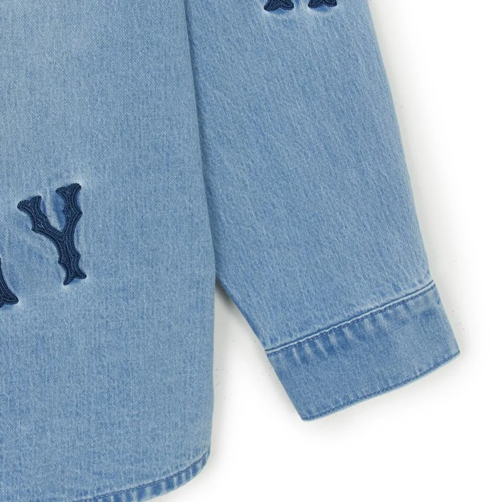 Megagram Multi-Size Denim Shirt New York Yankees
