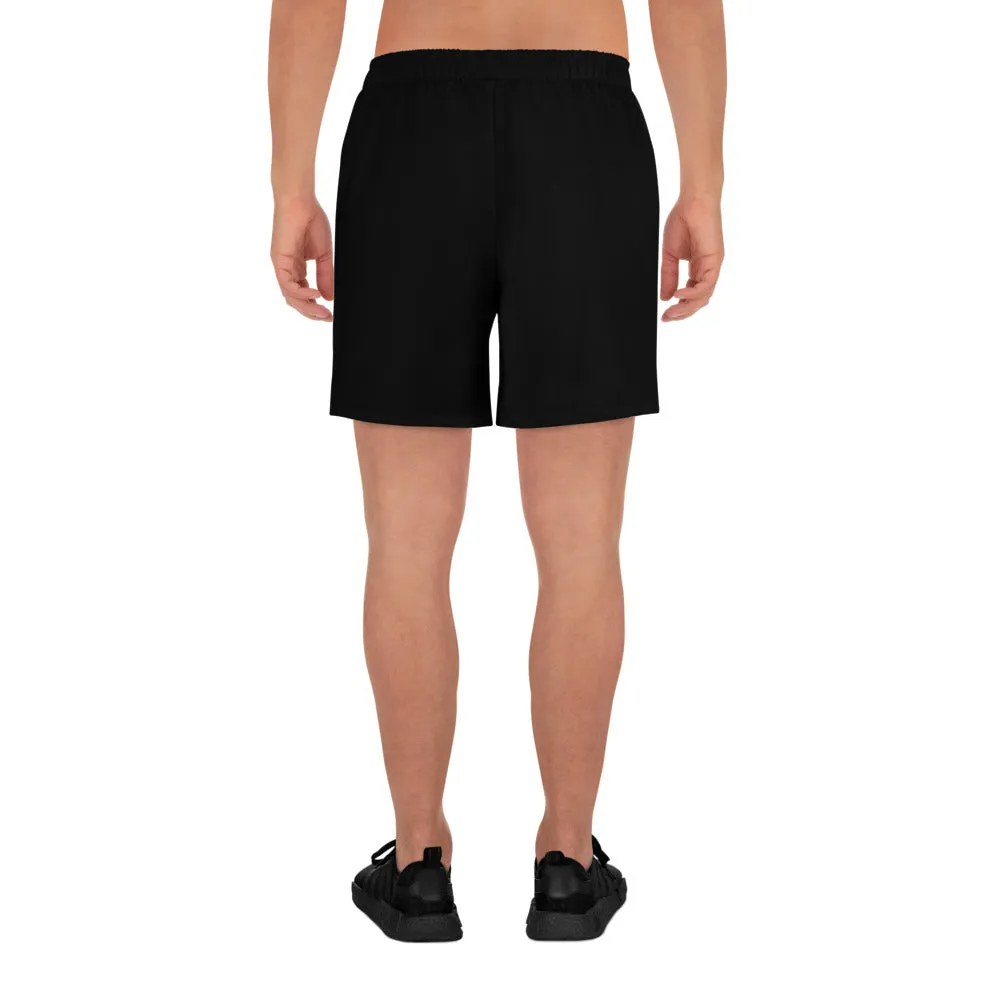 Men's Athletic Long Shorts Black