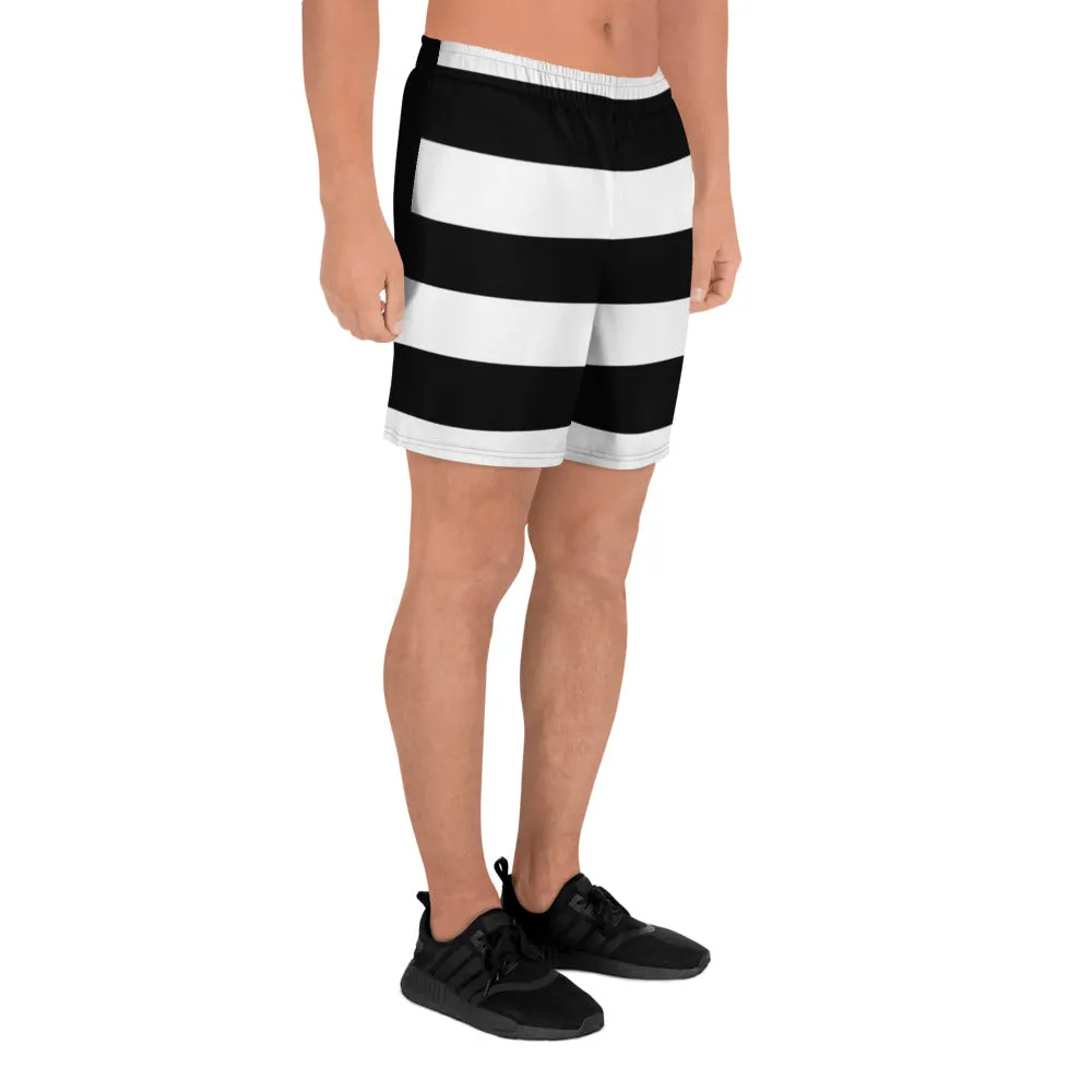 Men's Athletic Long Shorts Black