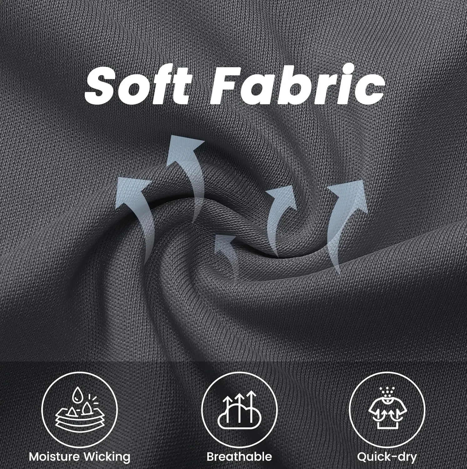 Mens Athletic Running Dry Fit T-Shirts Workout Gym Short Sleeve Crewneck UPF 50  UV Sun Protection Active Tee
