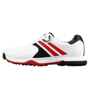 Men's Golf Soft Sole Waterproof Golf Shoes - Red