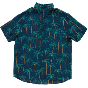 Mens Jack Shirt - Navy Palm Trees