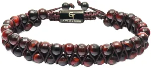 Men's Onyx Double Beaded Bracelet | Gift for Men | Adjustable Natural Gemstone Energy Bracelet for Men