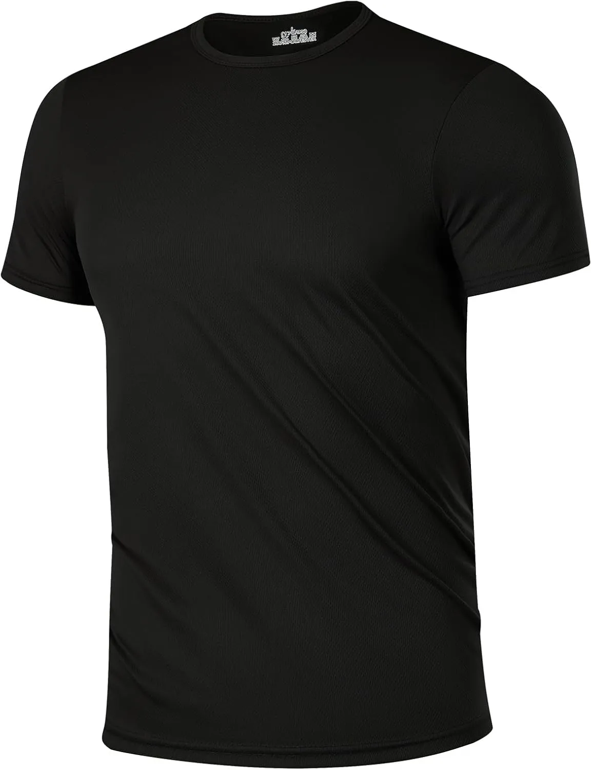 Mens Running Gym Workout Short Sleeve Dry Fit Moisture Wicking Crew Neck T Shirts Athletic Sport Tee Tops