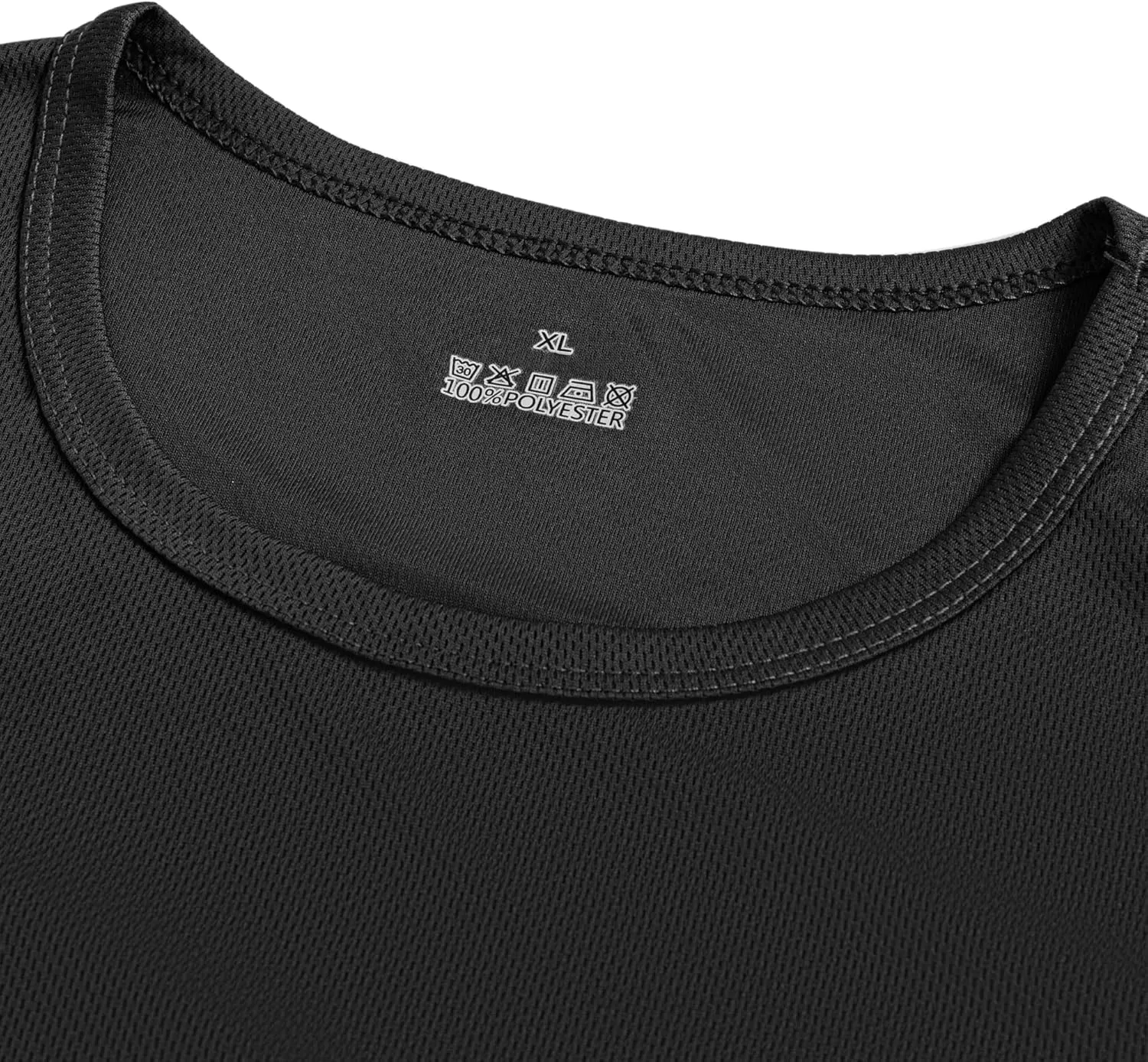 Mens Running Gym Workout Short Sleeve Dry Fit Moisture Wicking Crew Neck T Shirts Athletic Sport Tee Tops