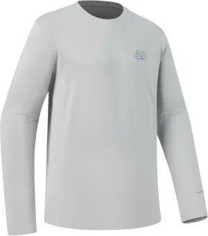 Mens UPF 50  Long Sleeve Performance T-Shirts Permanent UV Protective Quick Dry for Everyday Hiking Fishing Beach
