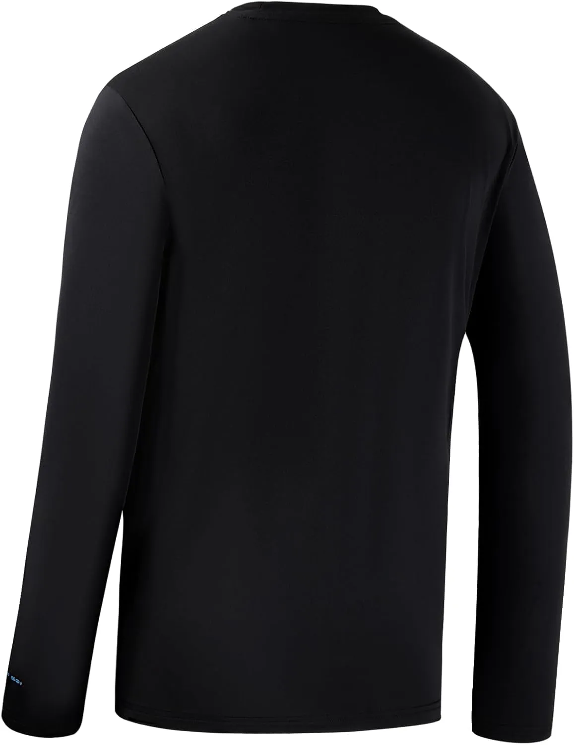 Mens UPF 50  Long Sleeve Performance T-Shirts Permanent UV Protective Quick Dry for Everyday Hiking Fishing Beach