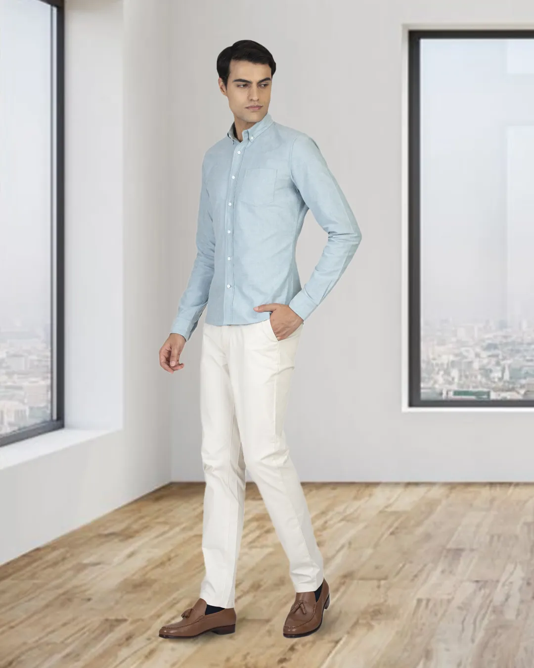 Mint Green Oxford Shirt