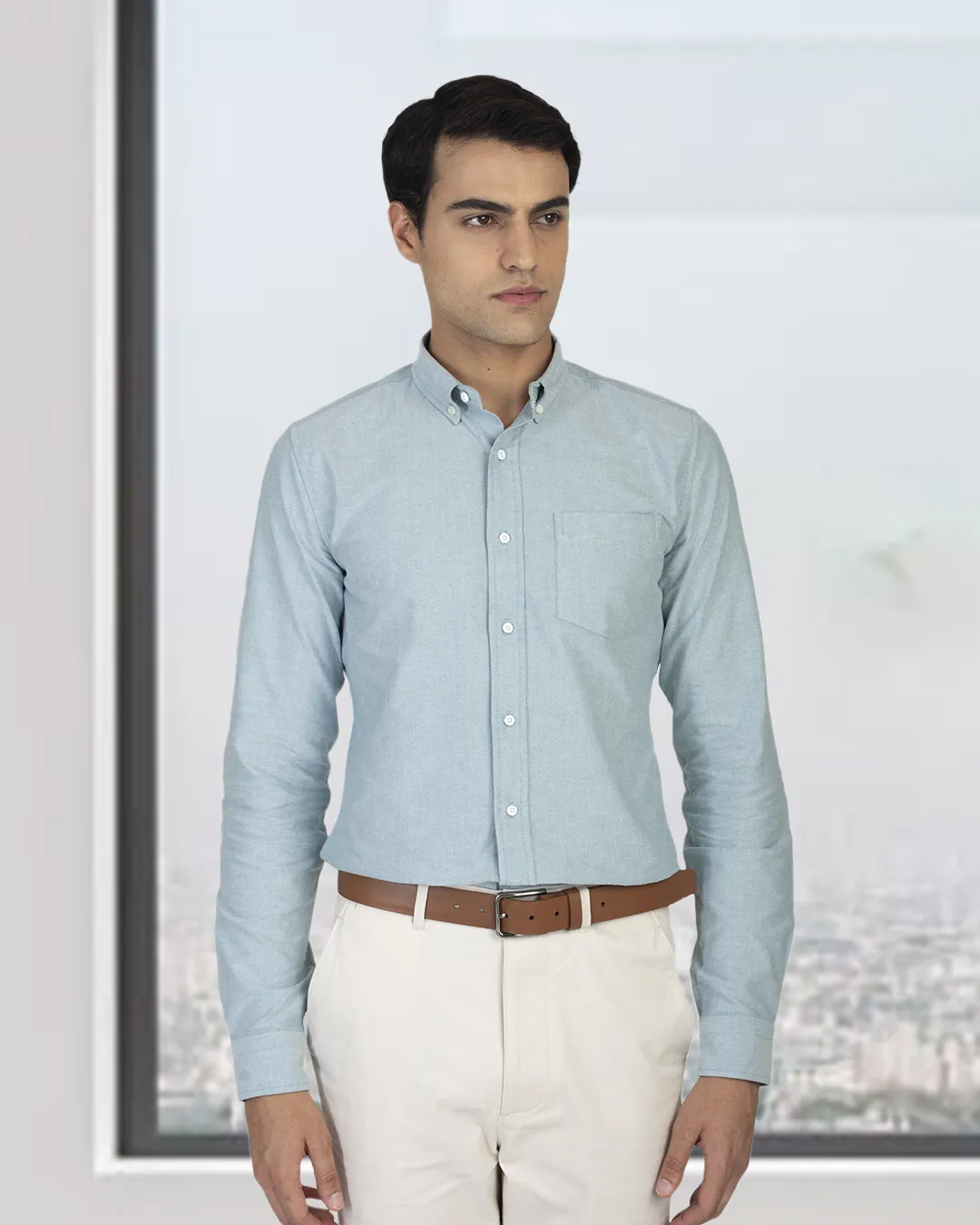 Mint Green Oxford Shirt