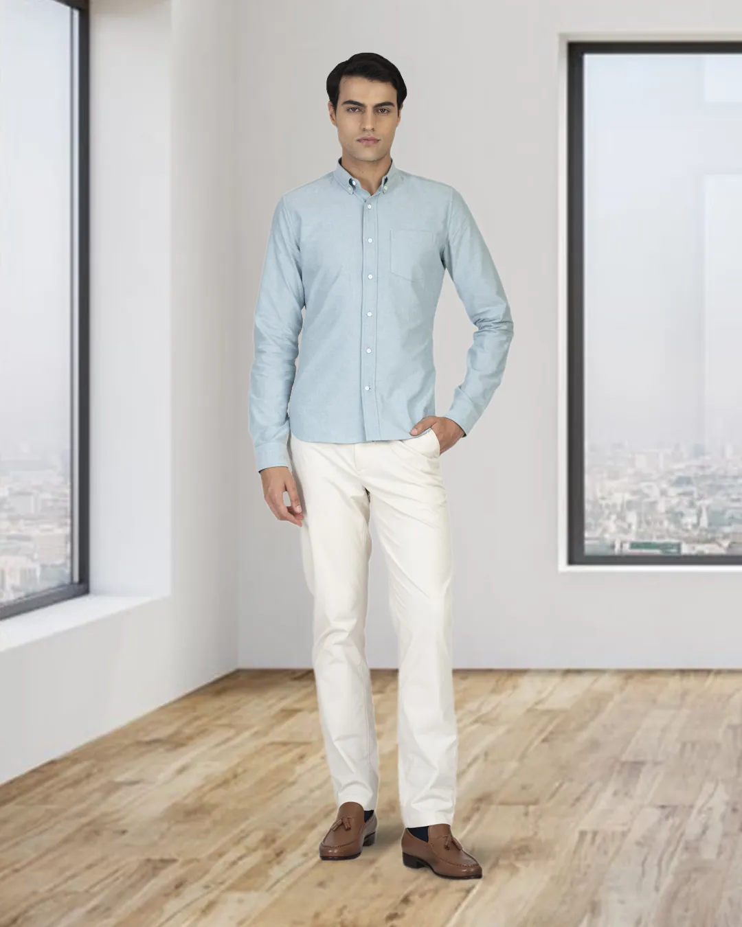 Mint Green Oxford Shirt