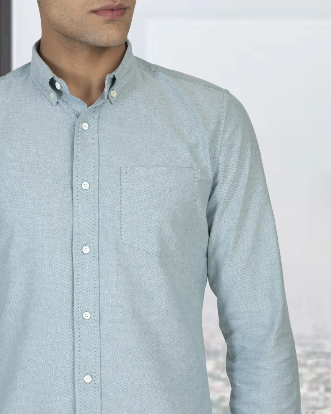 Mint Green Oxford Shirt