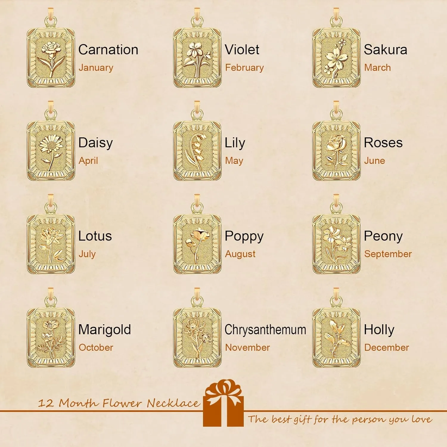 MJartoria Layered Necklaces for Women Trendy, 14K Gold Plated Simple Star Choker Square Flower Pendant Necklace, Paperclip Chain Necklace, Gold Necklaces Jewelry Gifts