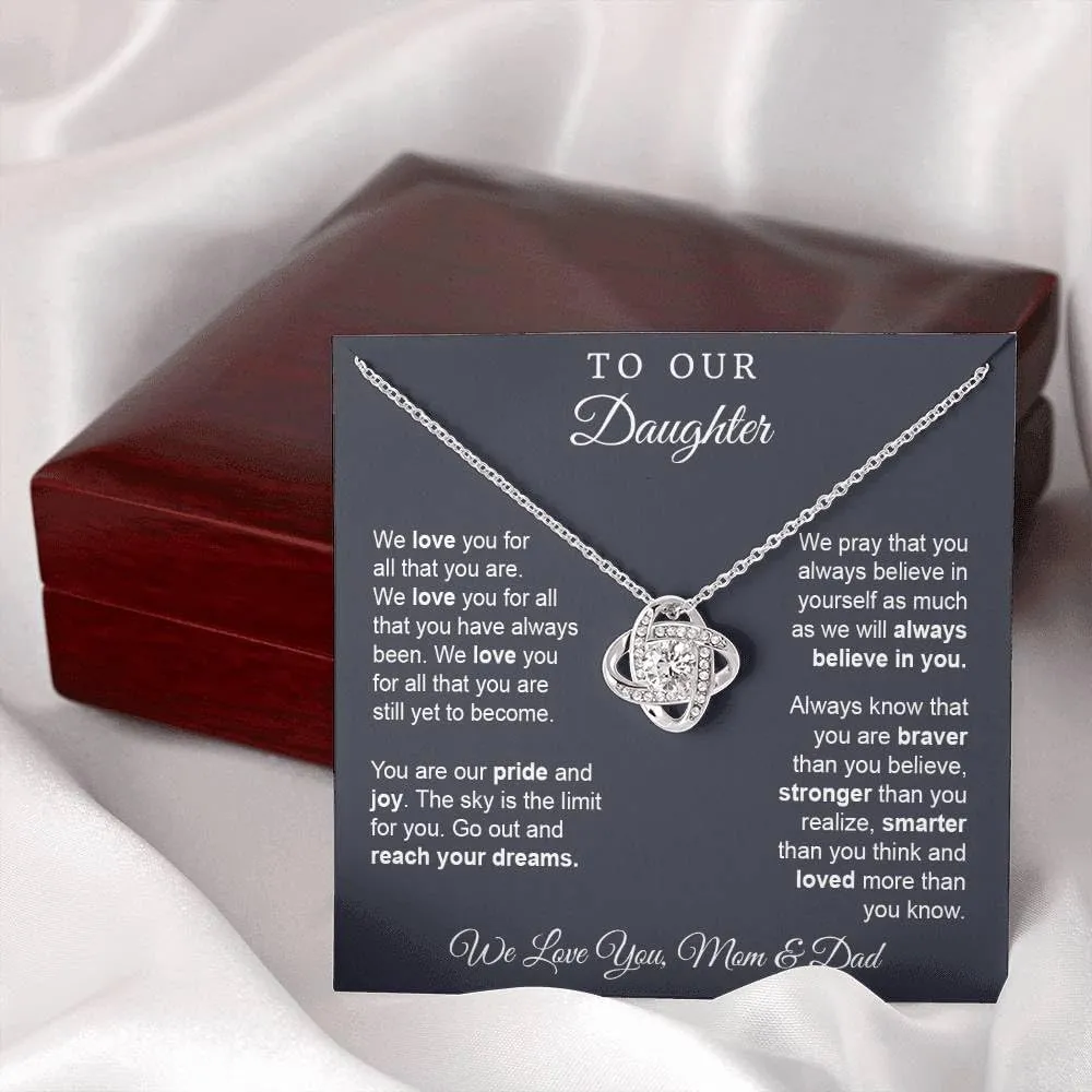 Mom's Gift: Daughter Necklaces With Light Box - Birthday & Christmas Idea