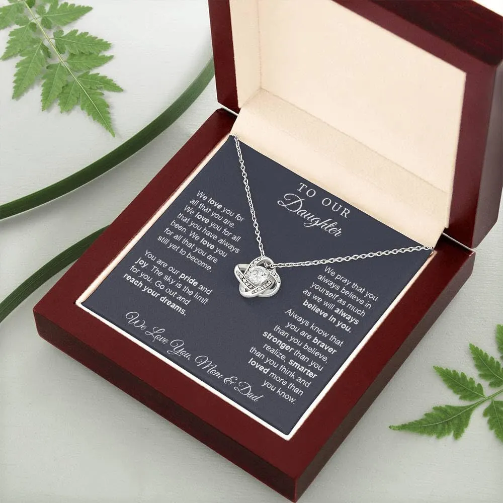 Mom's Gift: Daughter Necklaces With Light Box - Birthday & Christmas Idea