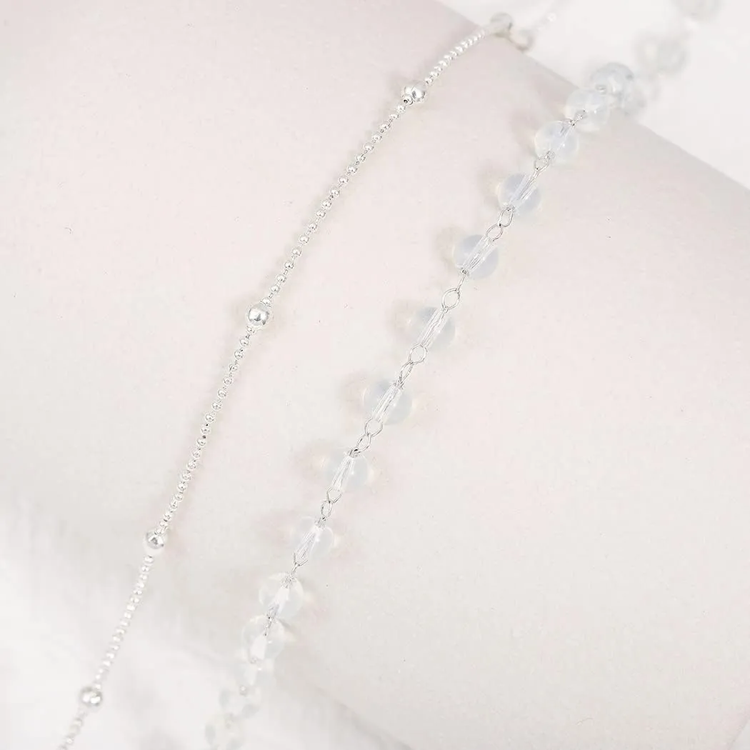 Mosako Boho Beaded Choker Necklace Chain Short Necklaces Jewelry for Women