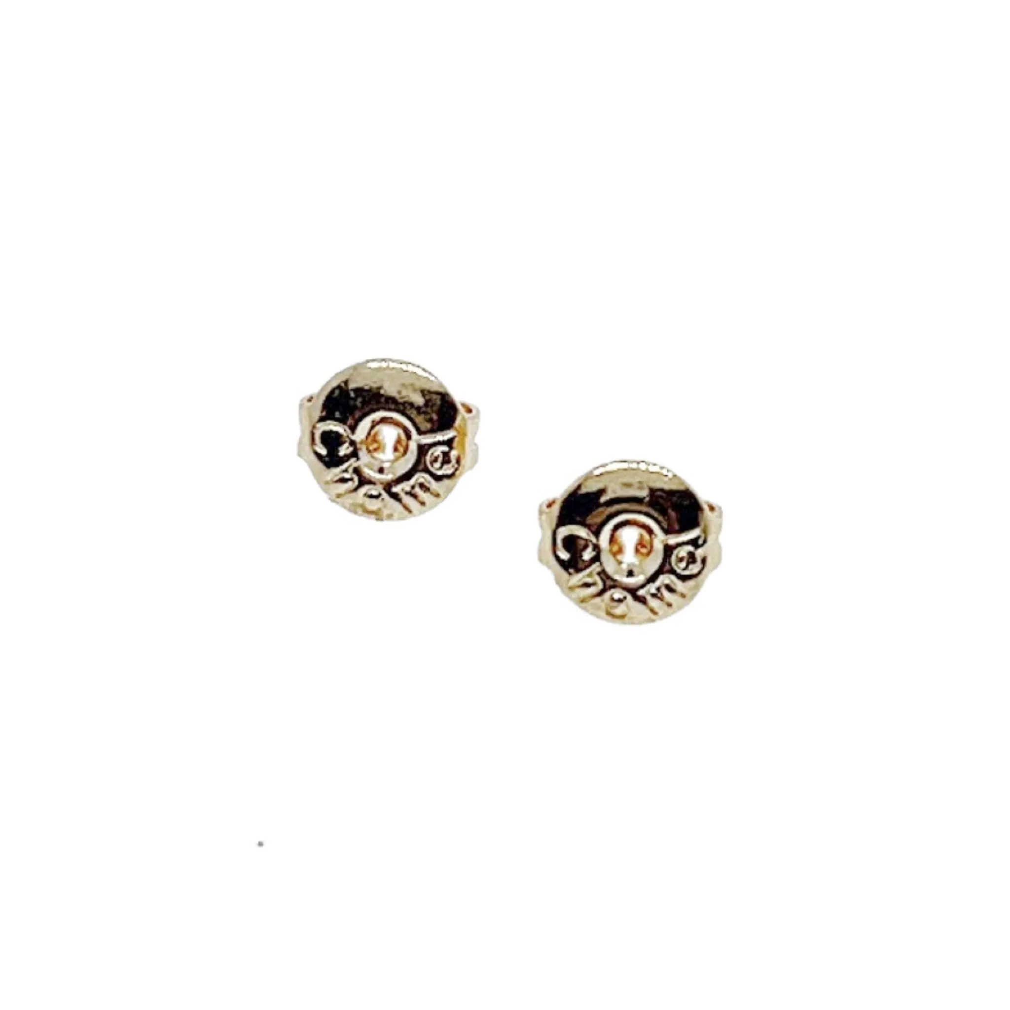 Mother of Pearl Hoop Stud Earrings