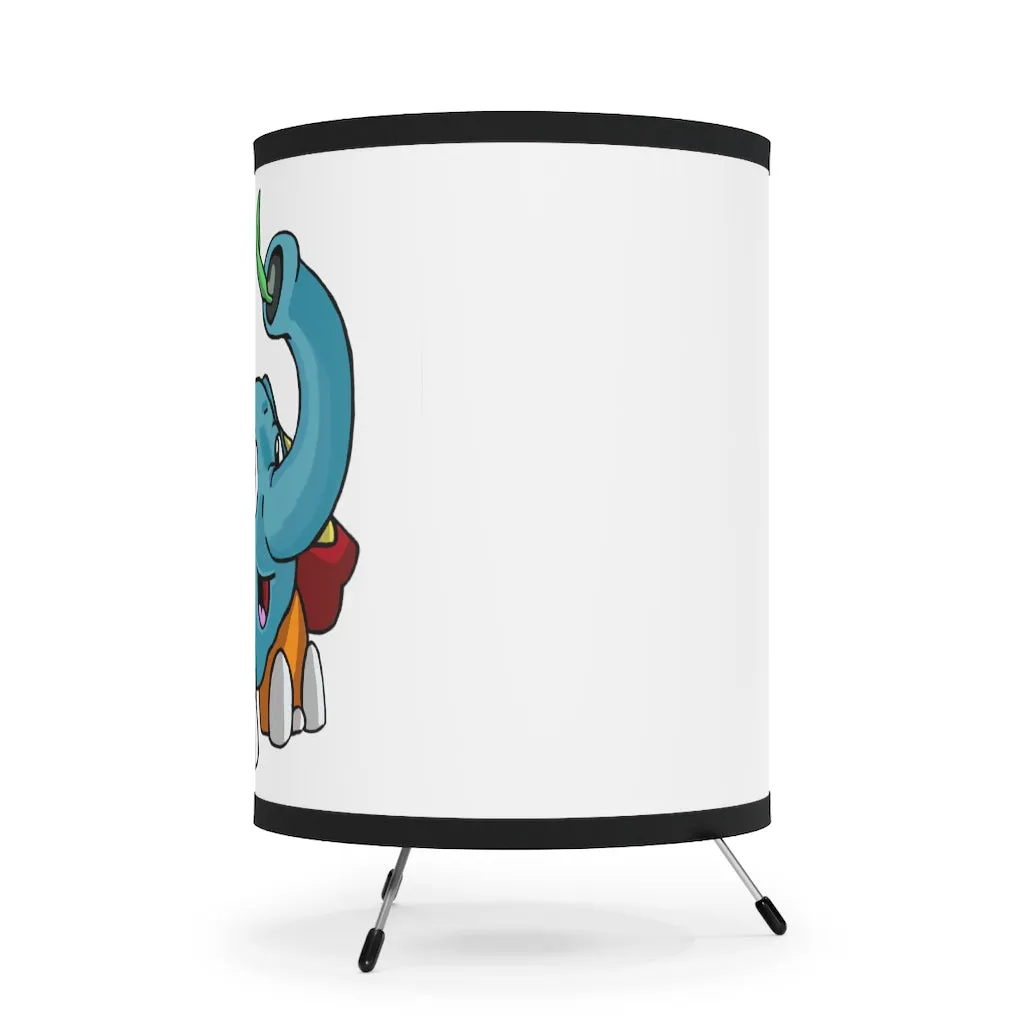Mudphant Tripod Lamp with High-Res Printed Shade, US/CA plug