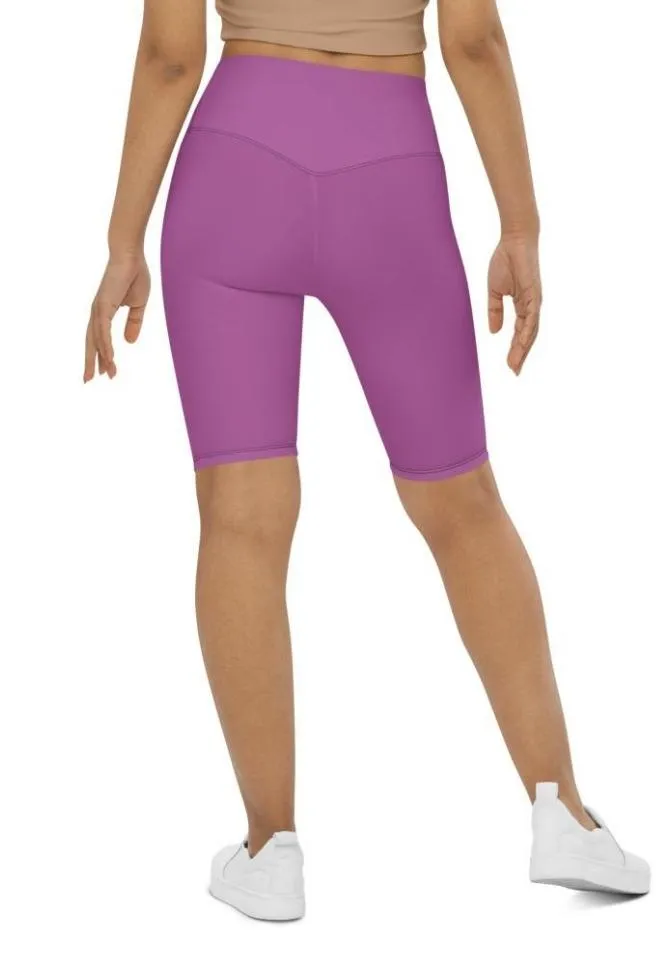 Mulberry Purple Biker Shorts
